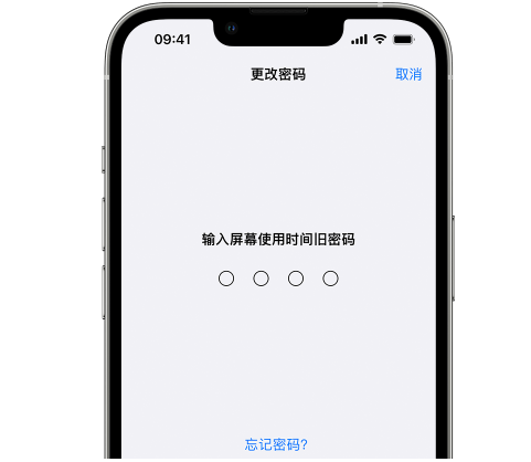 榆林iPhone屏幕维修分享iPhone屏幕使用时间密码忘记了怎么办 