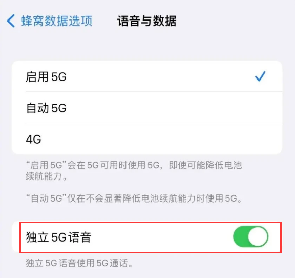 榆林苹果14维修分享iPhone 14 Pro如何开启VoNR 