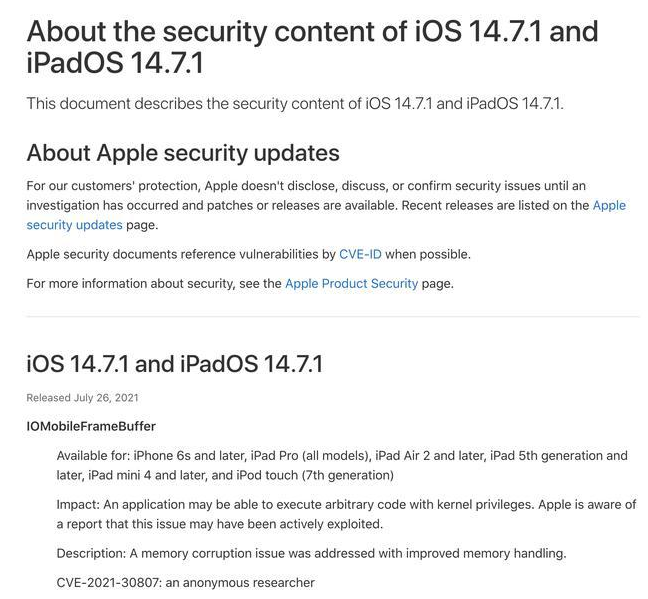 榆林苹果手机维修分享iOS 14.7.1 正式版更新内容及升级方法 